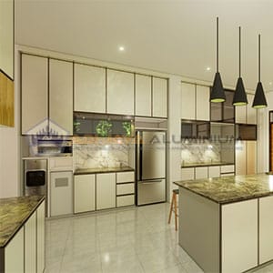 Desain Kitchen Set Aluminium