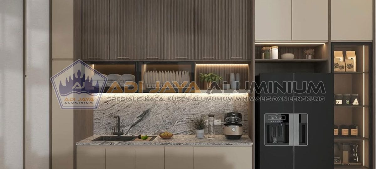Desain Kitchen Set Aluminium