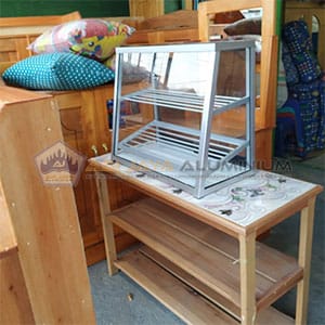 Etalase Gorengan Aluminium