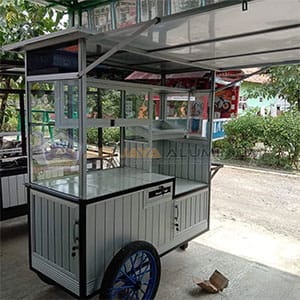 Gerobak Aluminium Minimalis