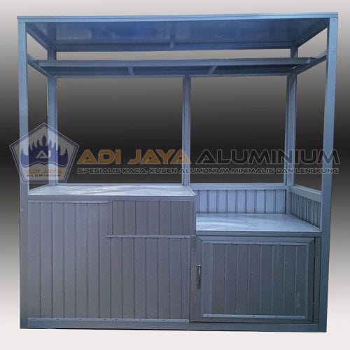 Gerobak Aluminium Minimalis, Anti Karat & Solusi Usaha Outdoor