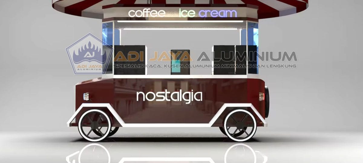 Gerobak Aluminium