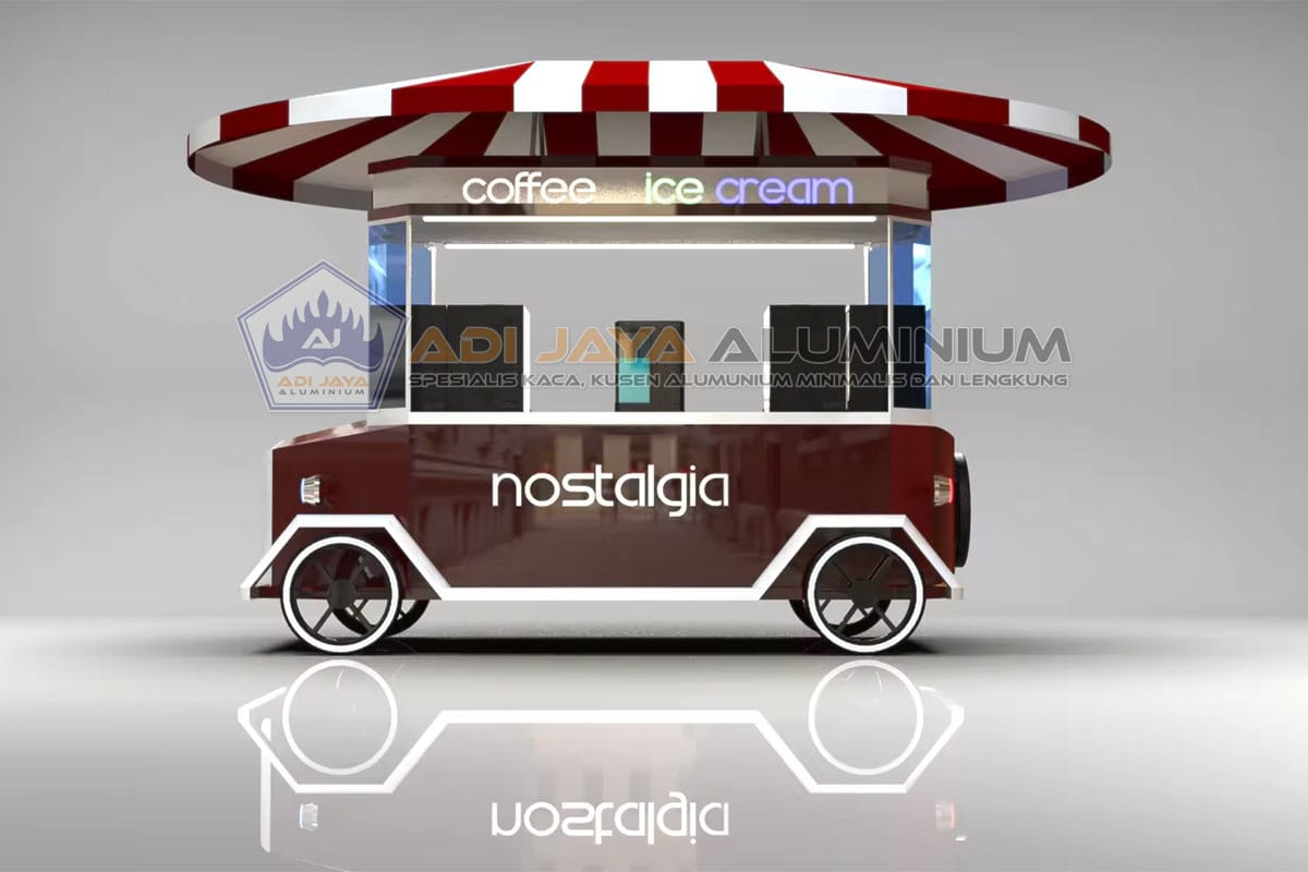 Gerobak Aluminium
