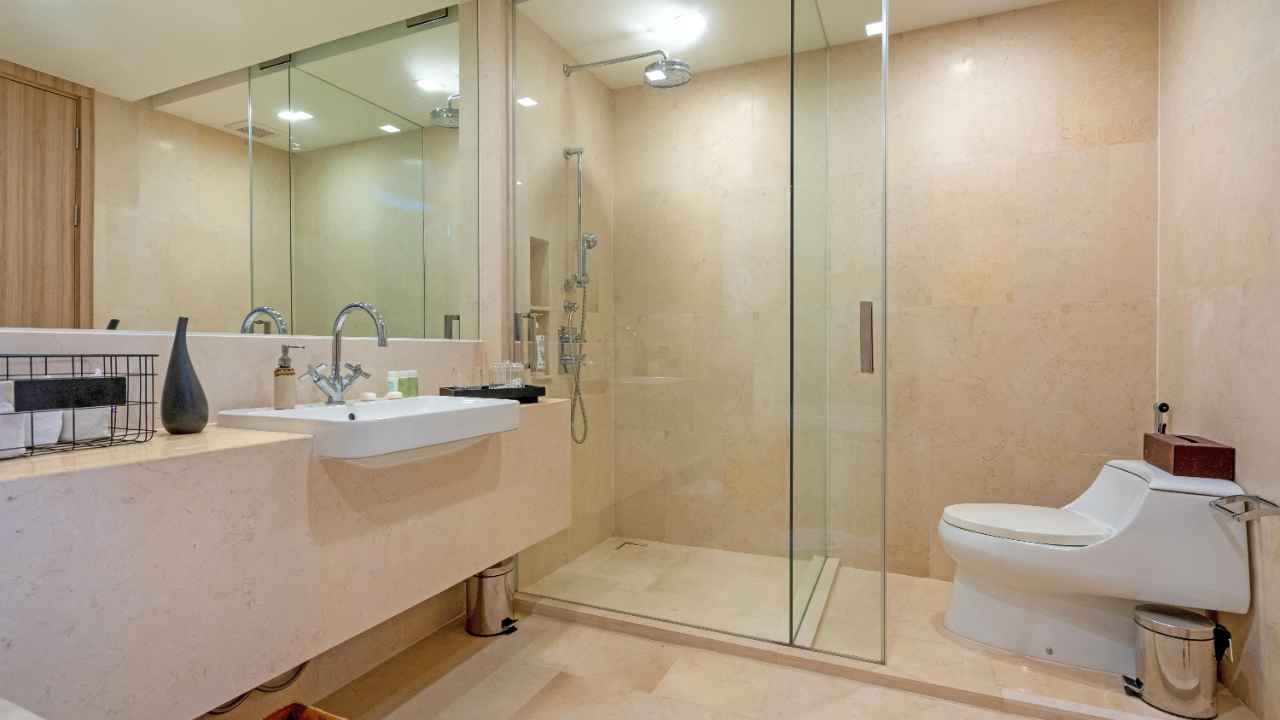 Jasa Sekat Kaca Kamar Mandi Aluminium Modern Minimalis Jasa Sekat Kaca Kamar Mandi Aluminium Modern Minimalis