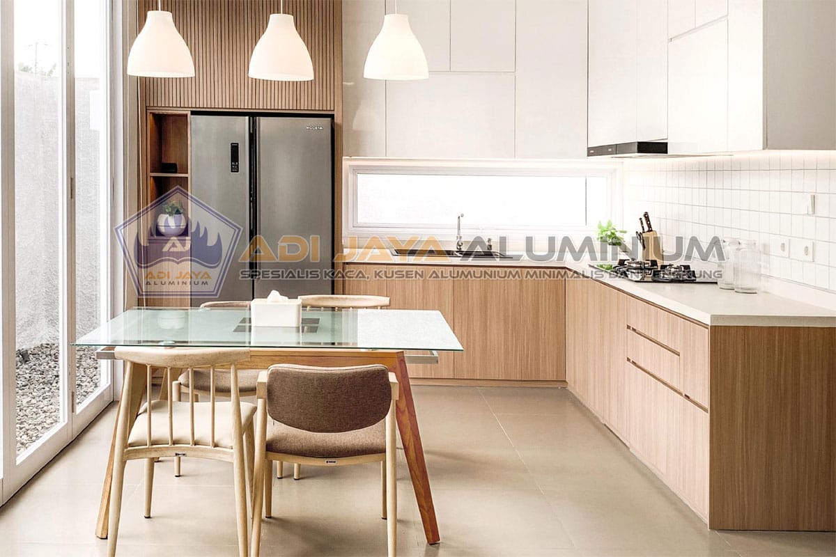 Harga Kitchen Set Aluminium Minimalis Sederhana