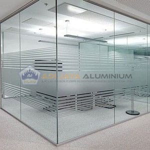 Harga Partisi Kaca Tempered 10mm