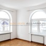 Jendela Aluminium Lengkung