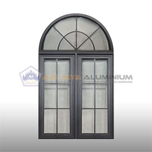 Jendela Lengkung Aluminium