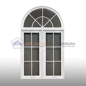 Jendela Lengkung Aluminium