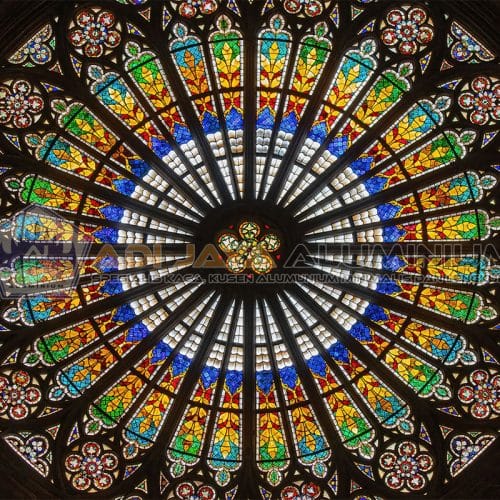 Kaca Patri Bulat: Elegan untuk Dekorasi Jendela dan Pintu Rumah