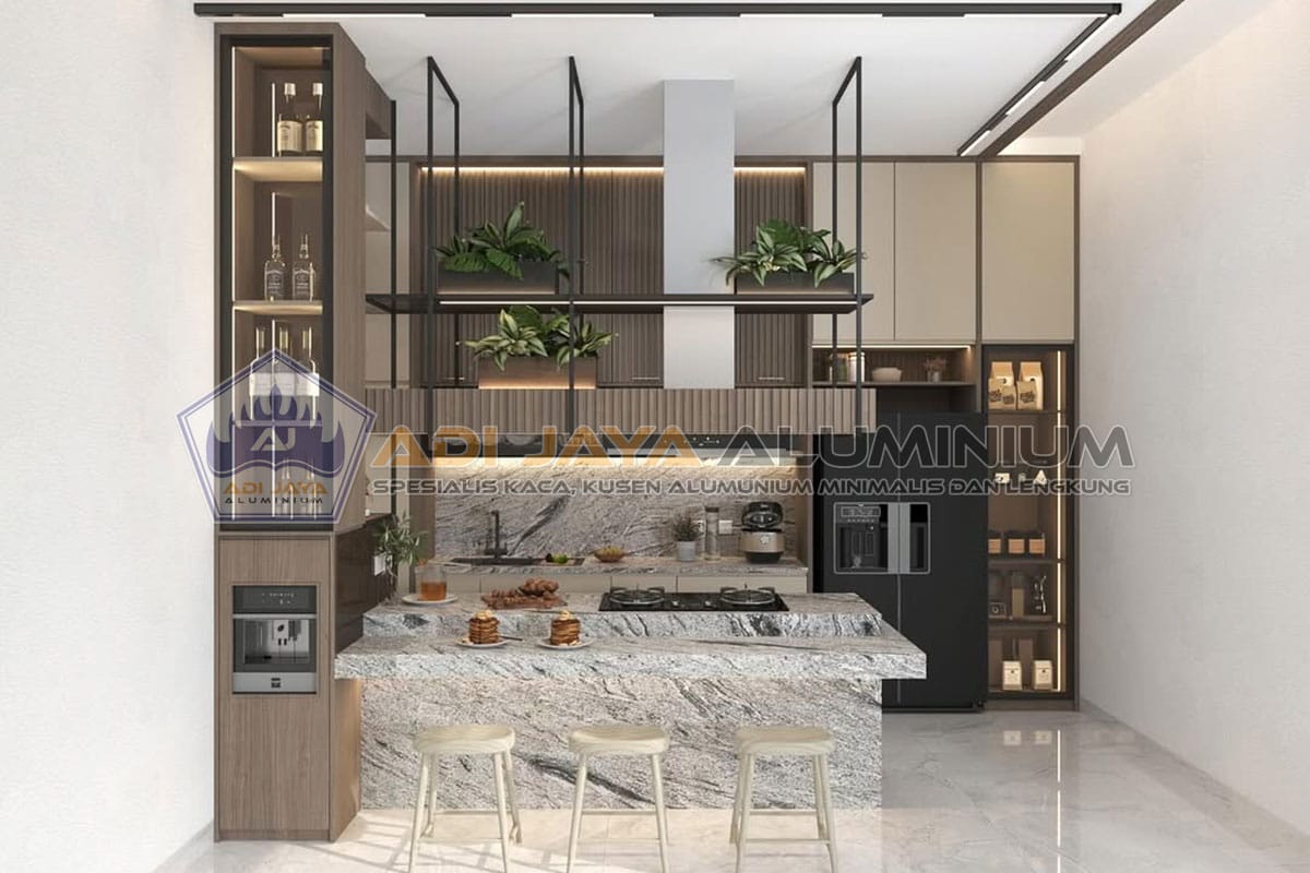 Kitchen Set Aluminium Frameless