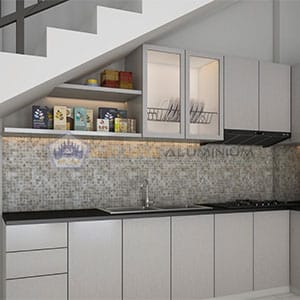 Kitchen Set Bawah Tangga Aluminium