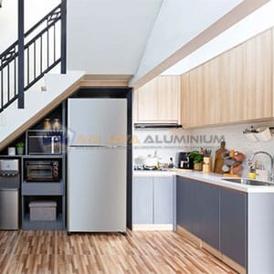 Kitchen Set Bawah Tangga Aluminium