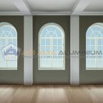 Kusen Lengkung Aluminium