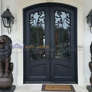 Pintu Aluminium Lengkung