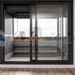 Tukang aluminium Jakarta terbaik pasang pintu geser minimalis