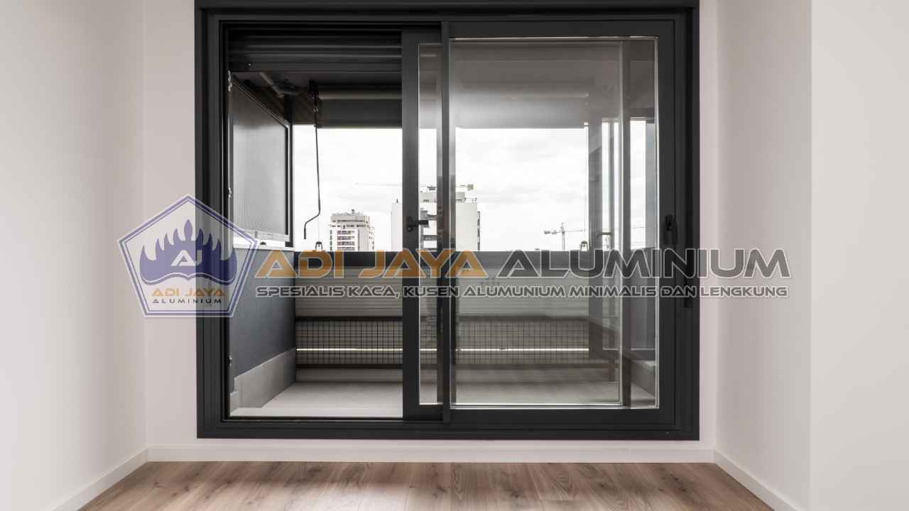 Tukang aluminium Jakarta terbaik pasang pintu geser minimalis