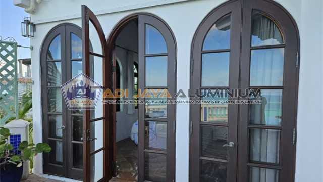 Jasa pasang kusen lengkung aluminium custom Tangerang Jasa pasang kusen lengkung aluminium custom Tangerang
