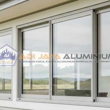 Jasa pasang jendela sliding aluminium kedap suara Tangerang