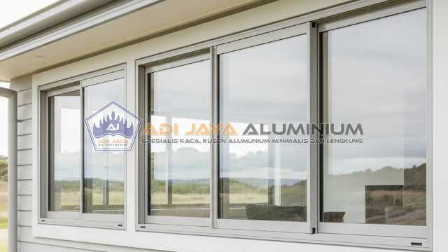 Jasa pasang jendela sliding aluminium kedap suara Tangerang