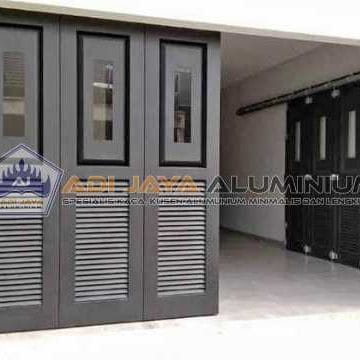 Spesialis pintu garasi aluminium sistem tikung Bekasi