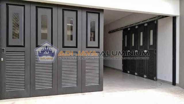 Spesialis pintu garasi aluminium sistem tikung Bekasi