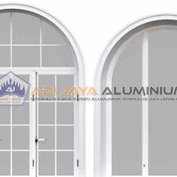 Tukang kusen aluminium lengkung profil khusus Tangerang