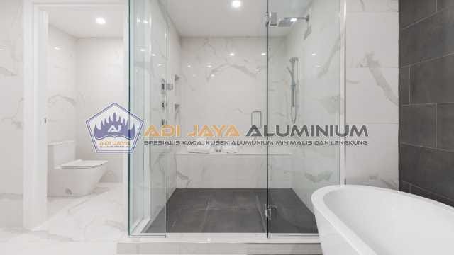 Tukang kaca tempered shower screen anti jamur bergaransi Tangerang